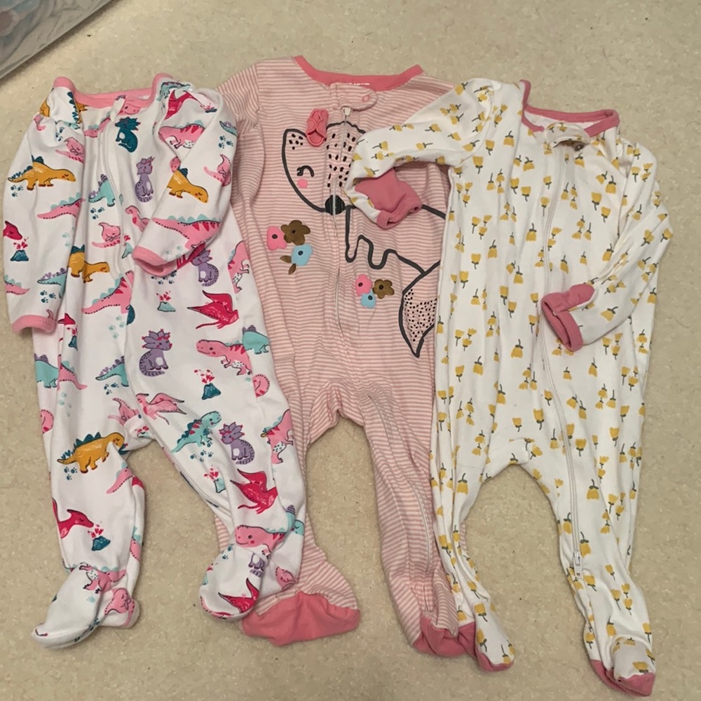 3-6 Month Baby Footie Bundle
